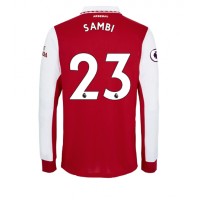 Arsenal Albert Sambi Lokonga #23 Hjemmebanetrøje 2022-23 Langærmet
